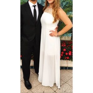 White Formal Maxi Dress
